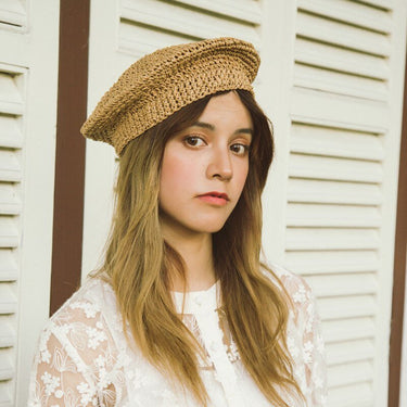 chapeau en paille beret